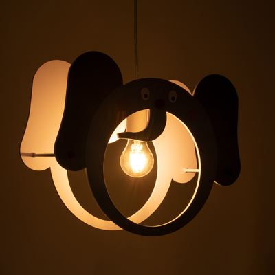 GloboStar® ELEPHANT 61578 Παιδικό Κρεμαστό Φωτιστικό Φιγούρα Μονόφωτο 1 x E27 IP20 Πολύχρωμο Πλαστικό - Μ37.7 x Π15.5 x Υ31.5cm