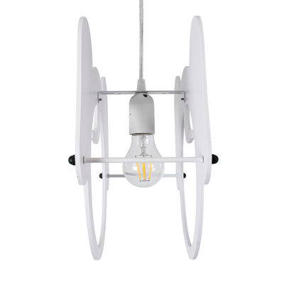 GloboStar® ELEPHANT 61578 Παιδικό Κρεμαστό Φωτιστικό Φιγούρα Μονόφωτο 1 x E27 IP20 Πολύχρωμο Πλαστικό - Μ37.7 x Π15.5 x Υ31.5cm