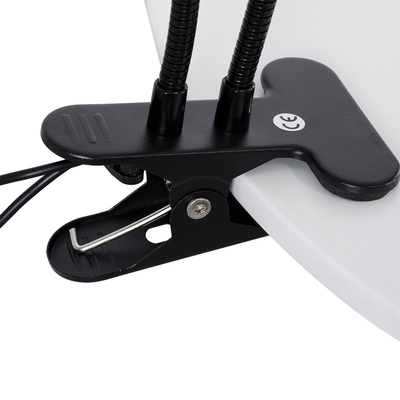 GloboStar® 79650 Grow Light Full Spectrum LED Φωτιστικό Ανάπτυξης Φυτών Γλάστρας με 2 Κινούμενες Κεφαλές & Βάση Clip SMD 2835 10W 160° DC 5V IP20 με Dimmer & Timer Εσωτερικού Χώρου για Κάλυψη Επιφάνειας 0.6m x 0.6m Πλήρους Φάσματος Φωτισμού