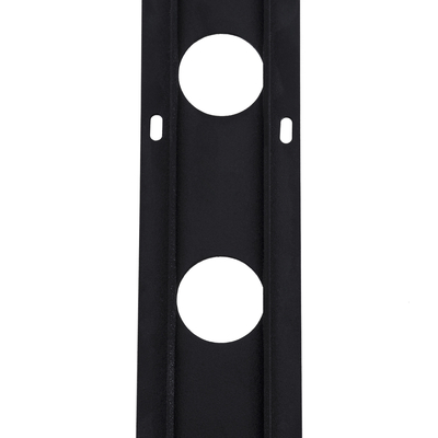 GloboStar® 90237 Μεταλλικο Καλυμμα 1 Μέτρου 15 Τεμαχίων για Ψηφιακή Αλυσίδα Γιρλάντα 20 Σποτ LED με Κωδικό 90140 Μαύρο Μ100 x Π4.7 x Υ1cm