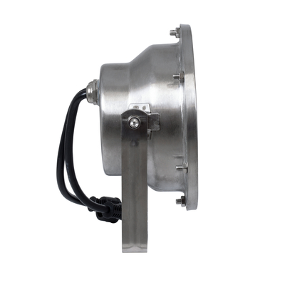 GloboStar® UNDERWATER-JERRY 90425 Υποβρύχιο Επιφανειακό Φωτιστικό Σποτ Ειδικό για Σιντριβάνια - Πισίνες - Τζακούζι LED 12W 1020lm 30° DC 24V Αδιάβροχο IP68 Μ14.5 x Π7 x Υ19cm RGBW DMX512 - Ανοξείδωτο Ατσάλι SS304 - 3 Χρόνια Εγγύηση