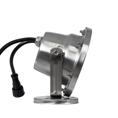 GloboStar® UNDERWATER-DEDY 90428 Υποβρύχιο Επιφανειακό Φωτιστικό Σποτ Ειδικό για Σιντριβάνια - Πισίνες - Τζακούζι LED 6W 510lm 30° DC 24V Αδιάβροχο IP68 Μ12 x Π7.5 x Υ14.5cm RGBW DMX512 - Ανοξείδωτο Ατσάλι SS304 - 3 Years Warranty