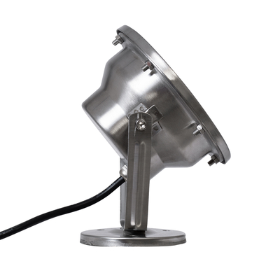 GloboStar® UNDERWATER-DENIS 90430 Υποβρύχιο Επιφανειακό Φωτιστικό Σποτ Ειδικό για Σιντριβάνια - Πισίνες - Τζακούζι LED 12W 1200lm 30° DC 24V Αδιάβροχο IP68 Μ14.5 x Π7 x Υ17cm Ψυχρό Λευκό 6000K - Ανοξείδωτο Ατσάλι SS304 - 3 Χρόνια Εγγύηση