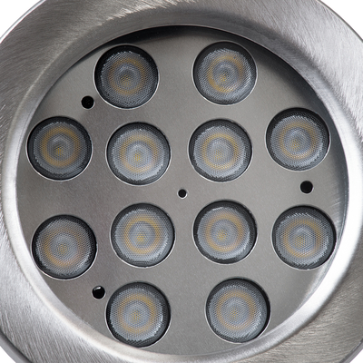 GloboStar® UNDERWATER-DENIS 90430 Υποβρύχιο Επιφανειακό Φωτιστικό Σποτ Ειδικό για Σιντριβάνια - Πισίνες - Τζακούζι LED 12W 1200lm 30° DC 24V Αδιάβροχο IP68 Μ14.5 x Π7 x Υ17cm Ψυχρό Λευκό 6000K - Ανοξείδωτο Ατσάλι SS304 - 3 Χρόνια Εγγύηση