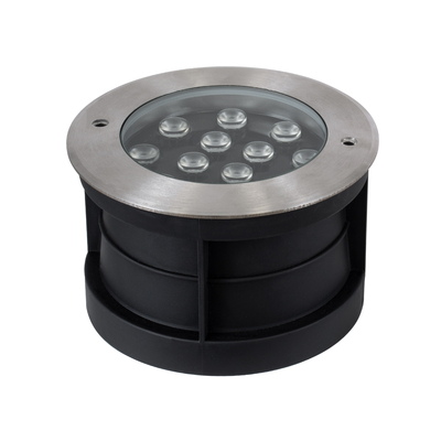 GloboStar® UNDERWATER-JULIA 90568 Υποβρύχιο Χωνευτό Φωτιστικό Σποτ Ειδικό για Σιντριβάνια LED 12W 1080lm 15° DC 24V Αδιάβροχο IP68 Φ18 x Υ11.2cm Θερμό Λευκό 2700K - Ανοξείδωτο Ατσάλι - 3 Χρόνια Εγγύηση