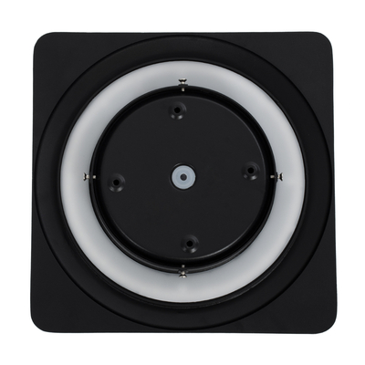 GloboStar® HELIO-S 60497 Φωτιστικό Τοίχου - Απλίκα Αρχιτεκτονικού Φωτισμού Εσωτερικού/Εξωτερικού Χώρου LED 12W 1440lm 120° x 360° AC 220-240V Αδιάβροχο IP65 Μ26 x Π5 x Υ26cm - Φυσικό Λευκό 4500K - Μαύρο - Τετράγωνο - Bridgelux Chip - 3 Years Warranty