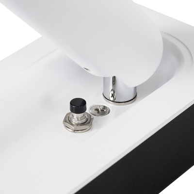 GloboStar® MANHATTAN 61098 Μοντέρνο Χωνευτό Φωτιστικό Τοίχου - Απλίκα Ξενοδοχείου Bed Side LED 3W 405lm 36° AC 220-240V - Reading Light - Μ7 x Π7 x Υ17cm - Φυσικό Λευκό 4500K - Λευκό