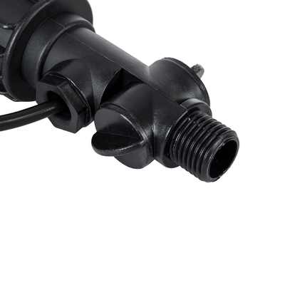 GloboStar® GARDENINI 61545 Καρφωτό Φωτιστικό Σποτ Κήπου LED 5W 550lm 38° DC 24V IP68 Υψηλής Αντοχής ABS IK06 Φ5.5 x Υ13.5cm - Μπλε 450nm Dimmable - Μαύρο - Bridgelux Chip - 3 Years Warranty