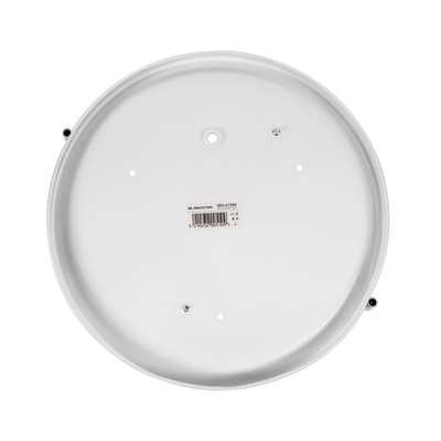 GloboStar® BOATLIGHT 61588 Vintage Industrial Φωτιστικό Τοίχου - Απλίκα - Καραβοχελώνα Εξωτερικού Χώρου Δίφωτο 2 x E27 AC220-240V Αδιάβροχο IP65 - Σώμα Αλουμινίου & Tempered Glass - Φ24 x Υ11cm - Λευκό - Στρόγγυλο - 5 Years Warranty