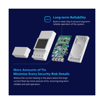 GloboStar® 80079 SONOFF POW Elite POWR316D Smart WiFi Real Time Power Consumption AC 100-240V MAX 16A