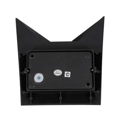 GloboStar® STEALTH 60523 Φωτιστικό Τοίχου - Απλίκα Αρχιτεκτονικού Φωτισμού Εσωτερικού/Εξωτερικού Χώρου Up or Down LED 10W 1100lm 60° AC220-240V Αδιάβροχο IP65 - Σώμα Αλουμινίου & Tempered Glass - Μ17 x Π17 x Υ7.5cm - Φυσικό Λευκό 4500K - Μαύρο - Bridgelux Chip - 5 Years Warranty