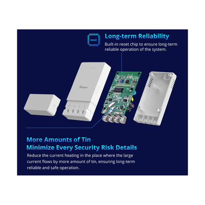 GloboStar® 80083 SONOFF POWR316 POW ORIGIN Smart LAN & WiFi 2.4GHz Power Meter Switch AC 100-240V Max 16A