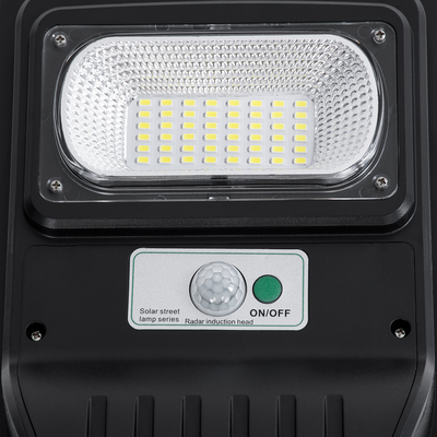 GloboStar® STREETA 85341 Professional LED Solar Street Light Αυτόνομο Ηλιακό Φωτιστικό Δρόμου 30W 300lm 48 x LED SMD 5730 με Ενσωματωμένο Φωτοβολταϊκό Panel 6V 6W & Επαναφορτιζόμενη Μπαταρία Li-ion 3.2V 5000mAh με Αισθητήρα Ημέρας-Νύχτας & PIR Αισθητήρα Κίνησης - Αδιάβροχο IP65 - Ψυχρό Λευκό 6000K - Μ20 x Π6 x Υ40cm - 2 Years Warranty