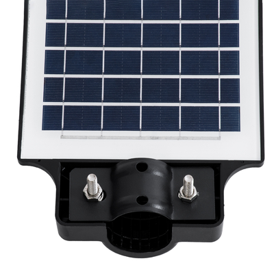 GloboStar® STREETA 85341 Professional LED Solar Street Light Αυτόνομο Ηλιακό Φωτιστικό Δρόμου 30W 300lm 48 x LED SMD 5730 με Ενσωματωμένο Φωτοβολταϊκό Panel 6V 6W & Επαναφορτιζόμενη Μπαταρία Li-ion 3.2V 5000mAh με Αισθητήρα Ημέρας-Νύχτας & PIR Αισθητήρα Κίνησης - Αδιάβροχο IP65 - Ψυχρό Λευκό 6000K - Μ20 x Π6 x Υ40cm - 2 Years Warranty