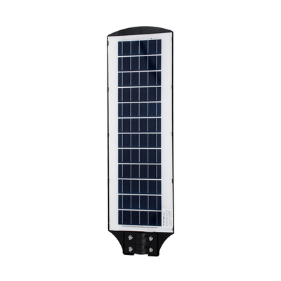 GloboStar® STREETA 85345 Professional LED Solar Street Light Αυτόνομο Ηλιακό Φωτιστικό Δρόμου 150W 1500lm 240 x LED SMD 5730 με Ενσωματωμένο Φωτοβολταϊκό Panel 6V 18W & Επαναφορτιζόμενη Μπαταρία Li-ion 3.2V 20000mAh με Αισθητήρα Ημέρας-Νύχτας & PIR Αισθητήρα Κίνησης - Αδιάβροχο IP65 - Ψυχρό Λευκό 6000K - Μ25 x Π6 x Υ83cm - 2 Years Warranty