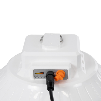 GloboStar® SOLAR-BULB 85350 Αυτόνομη Ηλιακή Κρεμαστή Λάμπα LED Giant Γλόμπος 100W 1000lm 140° 2 Λειτουργιών Ρεύματος με AC 220-240V μέσω USB Αντάπτορα ή με Φωτοβολταικό Panel 6V 12W & Επαναφορτιζόμενη Μπαταρία Li-ion 3.2V 5000mAh - Ενσωματωμένο USB 2.0 Charger Συσκευών DC5V 1000mA - IP54 - Εναλλαγή Φωτισμού μέσω Κουμπιού All In One Ψυχρό 6000k+Φυσικό 4500k+Θερμό 2700k Dimmable - Φ23 x Υ12cm - 2 Years Warranty