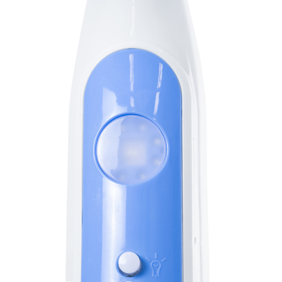 GloboStar® SOLARA-FAN 85355 Solar Fan Αυτόνομος Ηλιακός Επιδαπέδιος Ανεμιστήρας 25W 2 Λειτουργιών Ρεύματος με AC 220-240V ή με Φωτοβολταϊκό Panel 9V 12W & Επαναφορτιζόμενη Μπαταρία Li-ion 7.4V 4400mAh - 3 Ταχύτητες - Ενσωματωμένο USB 2.0 Charger Συσκευών - IP20 - Μ44 x Π37.5 x Υ132cm - Λευκό & Μπλε - 2 Years Warranty