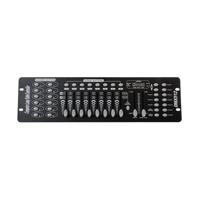 GloboStar® 73493 DMX 192 Channel Fader Console - Κονσόλα Φωτισμού 192 Καναλιών DMX AC 100-240V - IP20 Μ48 x Π13.5 x Υ7cm - 2 Χρόνια Εγγύηση