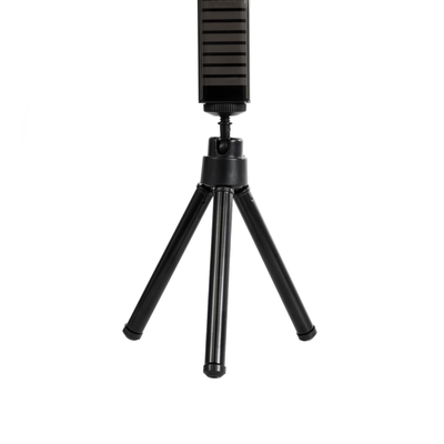 GloboStar® DIGICOLUMN 90761 Μοντέρνο Επιτραπέζιο Φωτιστικό Γραφείου WiFi Digital Pixel Rhythm Music Bar LED 8W 640lm 90° DC 5V με USB 2.0 & WiFi Mobile APP IP20 - Εναλλαγή Φωτισμού μέσω WiFi Εφαρμογής - Πολύχρωμο RGB - Dimmable - Μαύρο - Μ2.3 x Π2.5 x Υ19cm - 2 Χρόνια Εγγύηση