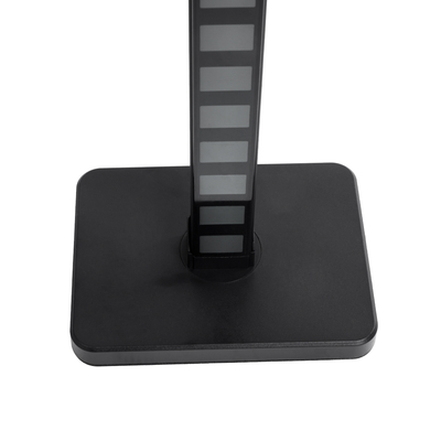 GloboStar® DIGICOLUMN 90762 Μοντέρνο Επιδαπέδιο Φωτιστικό Γραφείου Digital Pixel Rhythm Music Bar LED 12W 960lm 90° DC 5V με USB 2.0 IP20 - Εναλλαγή Φωτισμού μέσω Τηλεχειριστηρίου - Πολύχρωμο RGB - Dimmable - Μαύρο - Μ3.4 x Π2.5 x Υ122cm - 2 Χρόνια Εγγύηση