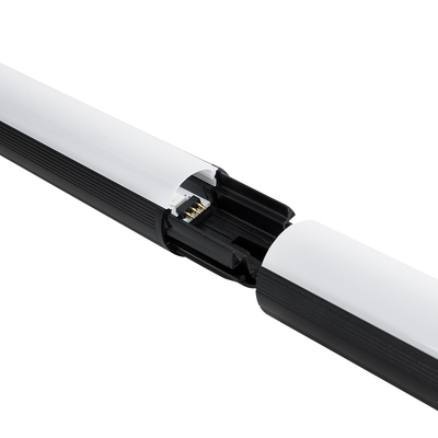 GLOBOSTAR® DIGICOLUMN 90763 Μοντέρνο Επιδαπέδιο Γραμμικό Ψηφιακό Φωτιστικό Digital Pixel Symphony Bar με RF Ασύρματο Χειριστήριο LED 16W 1280lm 180° DC 5V με USB 2.0 IP20 Πολύχρωμο RGB Dimmable - Μαύρο - Φ3 x Υ165cm - 2 Χρόνια Εγγύηση