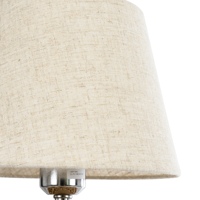 GloboStar® HOLOKAI 01960 Boho Επιτραπέζιο Φωτιστικό Πορτατίφ Μονόφωτο 1 x E27 AC220-240V IP20 - Φ23 x Υ40cm - Μπεζ Φυσική Ράφια Άχυρο Πλέγμα με Μπεζ Καπέλο