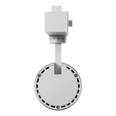 GloboStar® LUGANO 60813 Μονοφασικό Φωτιστικό Σποτ Ράγας LED 30W 3750lm 36° Acrylic HQ LENS AC 220-240V IP20 Φ7.5 x Υ22.7cm Φυσικό Λευκό 4500K - EUROTRACK® System 1L+1N - Λευκό - Bridgelux Chip - TÜV Certified Driver - 5 Χρόνια Εγγύηση