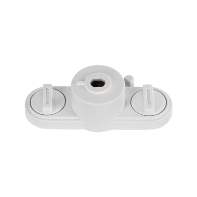 GloboStar® 2L-EUROTRACK 60912 Αντάπτορας Κρέμασης Φωτιστικού - Μονοφασικός 2 Καλωδίων για όλες τις Ράγες EUROTRACK AC 220-240V IP20 Μ10 x Π4 x Υ3.2cm - EUROTRACK® System 1L+1N - Θερμοπλαστικό - Λευκό - 5 Χρόνια Εγγύηση