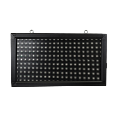 GloboStar® DISPLAY 90276 LED Scrolling Display 64x32cm - Κυλιόμενη Ψηφιακή Πινακίδα / Επιγραφή Μονής Όψης P10 LED SMD AC 220-240V - Λειτουργία μέσω Wi-Fi με Εφαρμογή APP - Αισθήτηρας Θερμοκρασίας και Υγρασίας - Αδιάβροχο IP65 - Μ72 x Π9 x Υ42.5cm - Κόκκινο - 1 Χρόνο Εγγύηση