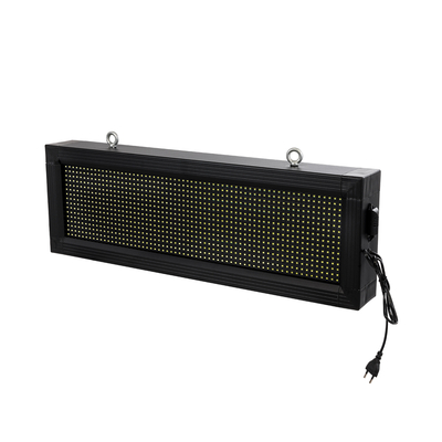 GloboStar® DISPLAY 90306 LED Scrolling Display 64x16cm - Κυλιόμενη Ψηφιακή Πινακίδα / Επιγραφή Μονής Όψης P10 LED SMD AC 220-240V - Λειτουργία μέσω Wi-Fi με Εφαρμογή APP - Αισθήτηρας Θερμοκρασίας και Υγρασίας - Αδιάβροχο IP65 - Μ72 x Π9 x Υ24cm - Ψυχρό Λευκό 6000K - 1 Χρόνο Εγγύηση