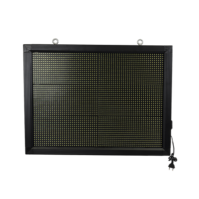 GloboStar® DISPLAY 90800 LED Scrolling Display 64x48cm - Κυλιόμενη Ψηφιακή Πινακίδα / Επιγραφή Μονής Όψης P10 LED SMD AC 220-240V - Λειτουργία μέσω Wi-Fi με Εφαρμογή APP - Αισθήτηρας Θερμοκρασίας και Υγρασίας - Αδιάβροχο IP65 - Μ72 x Π9 x Υ56cm - Ψυχρό Λευκό 6000K - 1 Χρόνο Εγγύηση