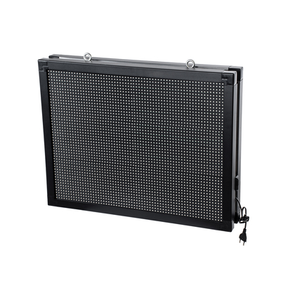 GloboStar® DISPLAY 90807 LED Scrolling Display 64x48cm - Κυλιόμενη Ψηφιακή Πινακίδα / Επιγραφή Διπλής Όψης P10 LED SMD AC 220-240V - Λειτουργία μέσω Wi-Fi με Εφαρμογή APP - Αισθήτηρας Θερμοκρασίας και Υγρασίας - Αδιάβροχο IP65 - Μ70 x Π11 x Υ54.5cm - Πορτοκαλί - 1 Χρόνο Εγγύηση