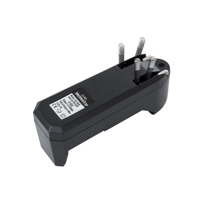 GloboStar® 79041 Φορητός Φακός Χειρός XM-L2 LED CREE 10W με Επαναφορτιζόμενη Μπαταρία 3000mAh & Φορτιστή Πρίζας - Zoom x1 έως x2000 - Ψυχρό Λευκό 6000K - Φ4 x Υ13.5cm