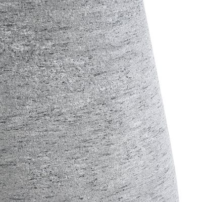 GloboStar® Artificial Garden OXFORD 20795 Επιδαπέδιο Πολυεστερικό Τσιμεντένιο Κασπώ Γλάστρα - Flower Pot Γκρι Μ45 x Π49 x Υ90cm