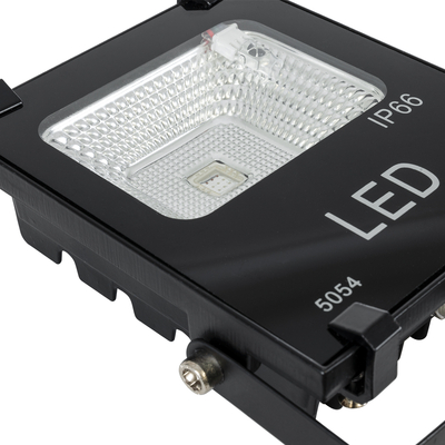 GloboStar® MULTICOLOR 75600 Επαγγελματικός Προβολέας LED 10W 650lm 120° AC 220-240V Αδιάβροχος IP66 με Ασύρματο Χειριστήριο IR - RGB - Μ11 x Π4 x Υ13.5cm - 3 Χρόνια Εγγύηση