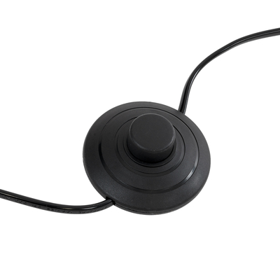 GloboStar® BOLSON 02010 Boho Επιδαπέδιο Φωτιστικό Μονόφωτο 1 x E27 IP20 Μπεζ Ξύλο με Λευκό Μέταλλο - Μ30 x Π30 x Υ30cm