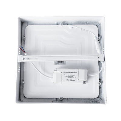 GloboStar® 60203 Εξωτερικό LED Panel 22x22cm 20W 2180lm 120° AC 220-240V IP20 Μ22 x Π22 x Υ3cm Ψυχρό Λευκό 6000K - 3 Χρόνια Εγγύηση