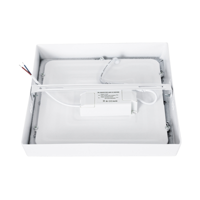 GloboStar® 60203 Εξωτερικό LED Panel 22x22cm 20W 2180lm 120° AC 220-240V IP20 Μ22 x Π22 x Υ3cm Ψυχρό Λευκό 6000K - 3 Χρόνια Εγγύηση