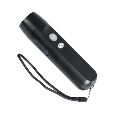 GloboStar® 79021 Φορητός Φακός Χειρός CREE LED 3W 240lm - με Επαναφορτιζόμενη Μπαταρία 1400mAh & Χειροκίνητο Φορτιστή Δυναμό - Ψυχρό Λευκό 6000K - Φ4.1 x Υ15cm