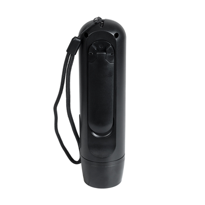 GloboStar® 79021 Φορητός Φακός Χειρός CREE LED 3W 240lm - με Επαναφορτιζόμενη Μπαταρία 1400mAh & Χειροκίνητο Φορτιστή Δυναμό - Ψυχρό Λευκό 6000K - Φ4.1 x Υ15cm