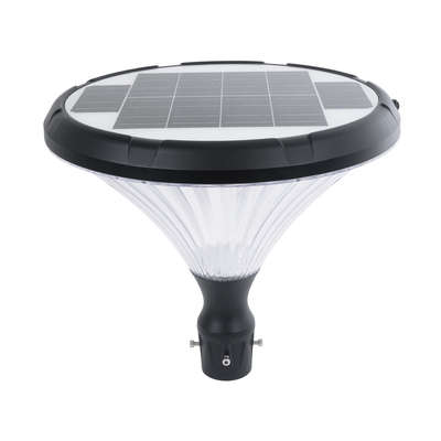 GloboStar® SOLARIOS 90502 Professional LED Solar Urban Park Light Αυτόνομο Ηλιακό Φωτιστικό Πλατείας - Πάρκου - Κήπου 40W 550lm 120° με Ενσωματωμένο Φωτοβολταϊκό Panel 6V 12W & Επαναφορτιζόμενη Μπαταρία Li-ion 3.2V 15000mAh με Αισθητήρα Ημέρας-Νύχτας - Αδιάβροχο IP65 Φ54 x Υ45cm Ψυχρό Λευκό 6000K - 2 Χρόνια Εγγύηση