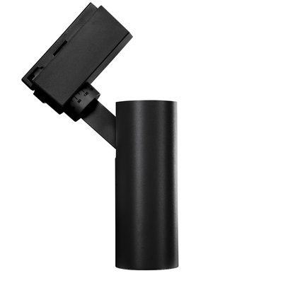 Globostar BEAMTRACK 60805 Μονοφασικό Φωτιστικό Σποτ Ράγας LED 10W 230V 1200lm 30° Acrylic HQ LENS AC 220-240V IP20 Φ4.6 x Υ12.5cm Θερμό Λευκό 3000k - EUROTRACK® System 1L+1N - Μαύρο - Bridgelux Chip - TUV Certified Driver - 5 Χρόνια Εγγύηση