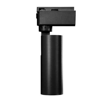 Globostar BEAMTRACK 60805 Μονοφασικό Φωτιστικό Σποτ Ράγας LED 10W 230V 1200lm 30° Acrylic HQ LENS AC 220-240V IP20 Φ4.6 x Υ12.5cm Θερμό Λευκό 3000k - EUROTRACK® System 1L+1N - Μαύρο - Bridgelux Chip - TUV Certified Driver - 5 Χρόνια Εγγύηση