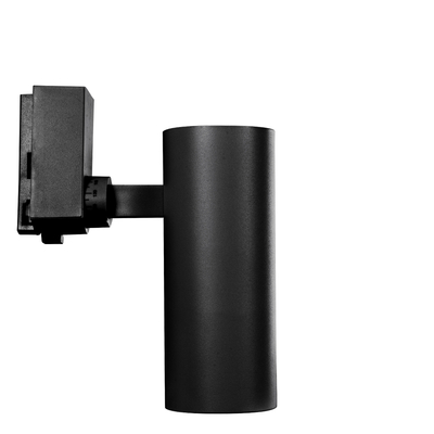 Globostar BEAMTRACK 60811 Μονοφασικό Φωτιστικό Σποτ Ράγας LED  20W 230V 2400lm 30° Acrylic HQ LENS AC 220-240V IP20 Φ6.2 x Υ15.8 cm Θερμό Λευκό 3000k - EUROTRACK® System 1L+1N - Μαύρο - Bridgelux Chip - TUV Certified Driver - 5 Χρόνια Εγγύηση