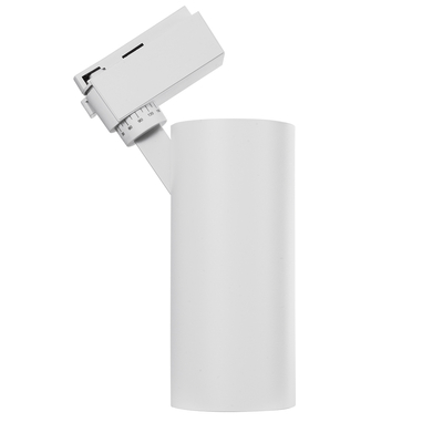 Globostar BEAMTRACK 60814 Μονοφασικό Φωτιστικό Σποτ Ράγας LED 30W 230V 3600lm 30° Acrylic HQ LENS AC 220-240V IP20 Φ7.4 x Υ17.9cm Θερμό Λευκό 3000k - EUROTRACK® System 1L+1N - Λευκό - Bridgelux Chip - TUV Certified Driver - 5 Χρόνια Εγγύηση