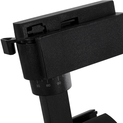 Globostar BEAMTRACK 60817 Μονοφασικό Φωτιστικό Σποτ Ράγας LED 30W 230V 3600lm 30° Acrylic HQ LENS AC 220-240V IP20 Φ7.4 x Υ17.9cm Θερμό Λευκό 3000k - EUROTRACK® System 1L+1N - Μαύρο - Bridgelux Chip - TUV Certified Driver - 5 Χρόνια Εγγύηση