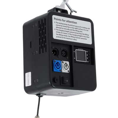 GloboStar® 51203 LIFT BALL Επαγγελματικό Φωτιστικό Ειδικών Εφέ Φ60cm KINETIC BALL Light CREE LED 4in1 15W - 15 x 1W LED SMD Chips RGBW - Μέγιστο Μήκος Ανύψωσης 3.5 Μέτρα - AC 220V-240V DMX512 Display on Body - Μαύρο - Μ17 x Π13 x Υ26cm - 2 Χρόνια Εγγύση