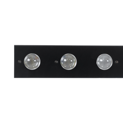 GloboStar® 51204 MEDES Επαγγελματική Μπάρα Φωτισμού Wall Washer LED 14 x 10W 140W 8° AC 220-240V IP20 Πολύχρωμο RGB DMX512 - Μαύρο - Μ100 x Π6.5 x Υ12.5cm - 2 Χρόνια Εγγύση