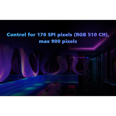 GloboStar® 73143 DS-WP SKYDANCE DC RF 2.4Ghz DMX512 to SPI Decoder DC 5-24V - Αδιάβροχο IP65 Μ17 x Π8 x Υ4cm - 5 Χρόνια Εγγύηση