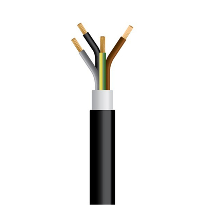 ΚΑΛΩΔΙΟ NYY J1VV-U 4X1.5mm² ΜΑΥΡΟ (100m/roll)